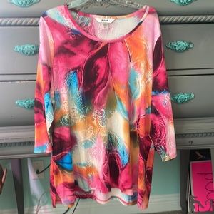 Beautiful colorful top!